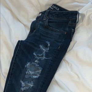 American eagle holy jeans